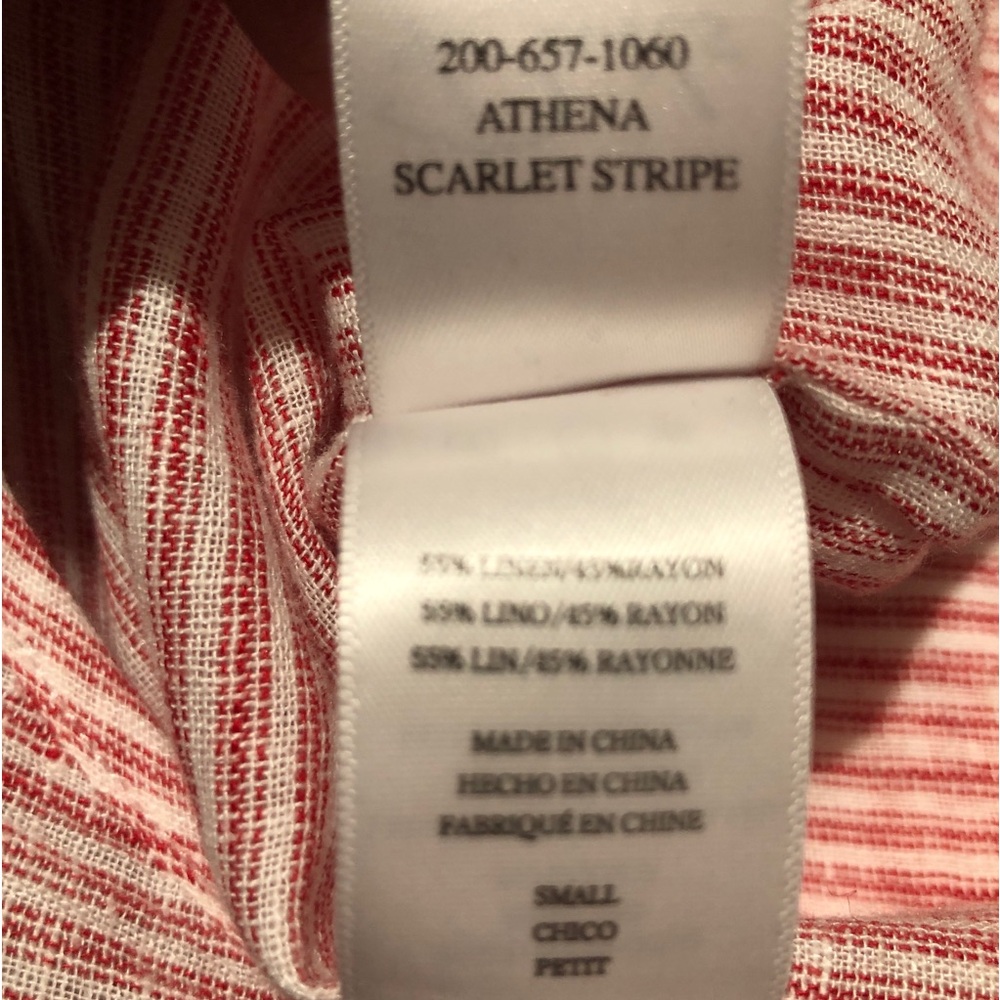 Rails 👏🏻👏🏻SOLD👏🏻👏🏻 Athena Top Scarlet  Stripe NWT! 🌺 - Picture 7 of 8
